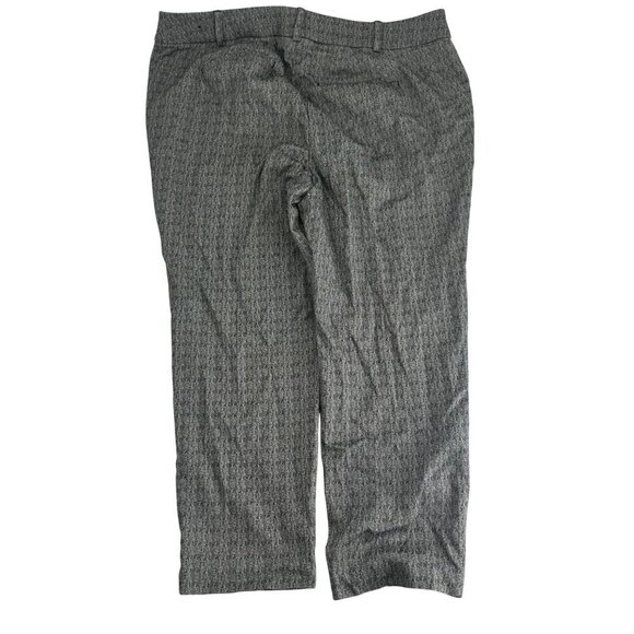 The Allie 22R Gray Patterned Womens Dress Pants Stretch - Picture 2 of 6